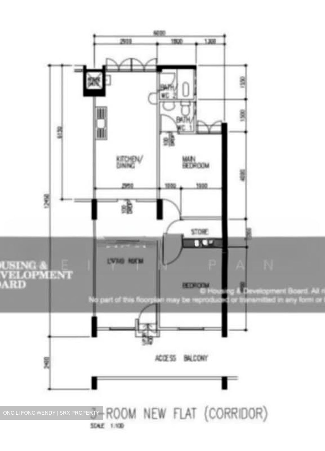 Blk 426 Clementi Avenue 3 (Clementi), HDB 3 Rooms #552062781